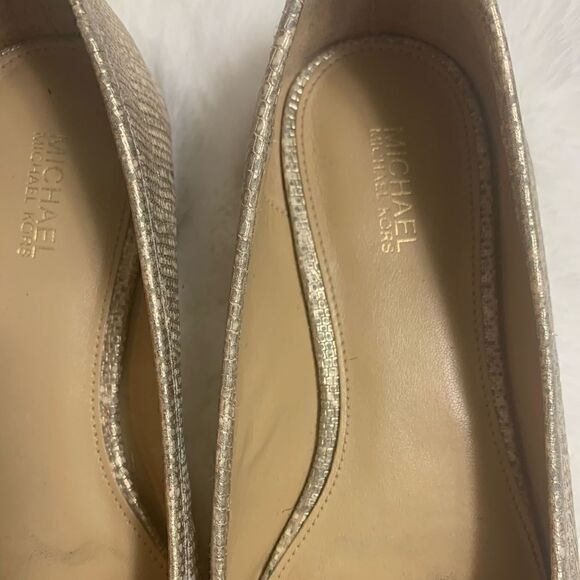 Michael Kors Lolita Pale Gold Flats size 7 - Picture 8 of 8